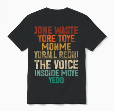 Jone Waste Yore Toye Monme Yorall Rediii Lustiger Witz Humor Unisex T-Shirt - Black
