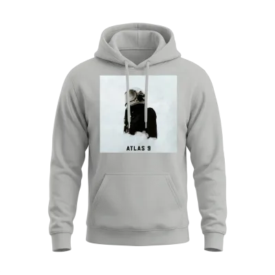 Atlas 9 Album Cover Unisex Hoodie - Ash