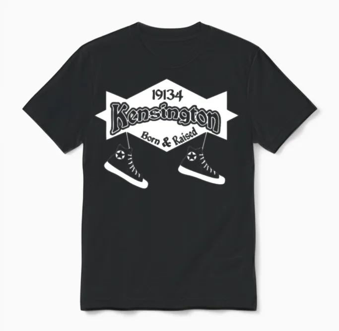 Kensington Born Raised Unisex T-Shirt in Black