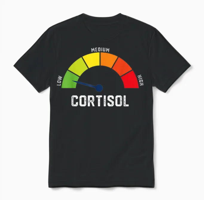 Low Cortisol Levels Meme - Memes & Humor Unisex T-Shirt in Black