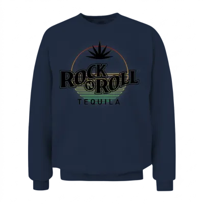 Rock N Roll Tequila Third Collection Unisex Sweatshirt - Navy