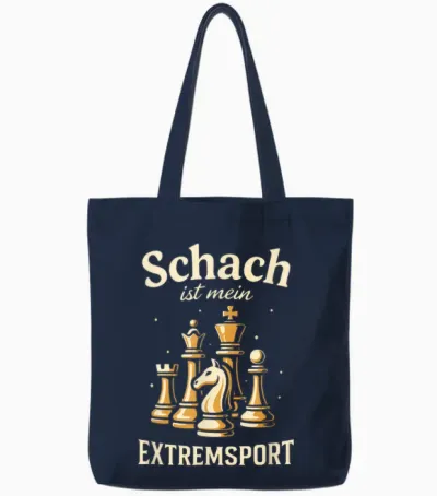 Schach Ist Mein Extremsport - Schachsport Tote Bags - Navy