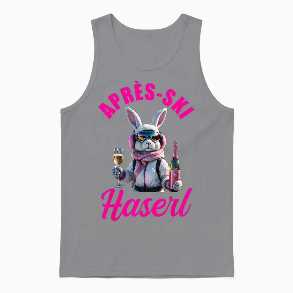 Apres Ski Haserl | Skiing Après Ski Party Ski Bunny Outfit Unisex Tank Top in Sport Grey