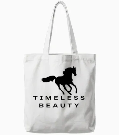 Arabian Horse Tote Bags - White