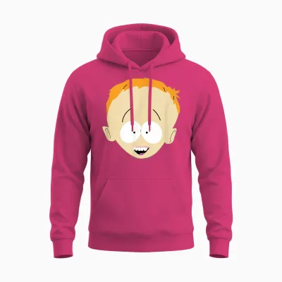 South Park Timmy Smile Face Halloween T-Shirt, Red, S Unisex Hoodie - Heliconia