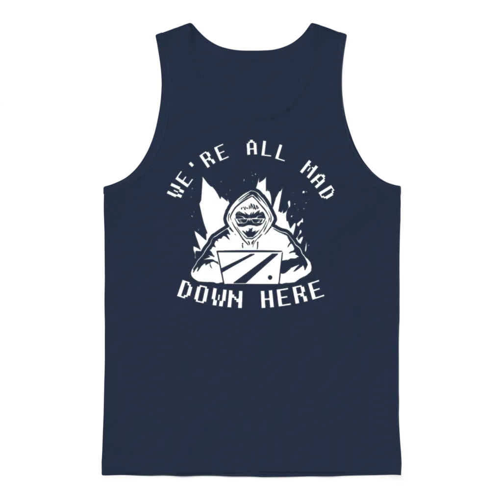 Programmer Coder Funny Programming Coding Unisex Tank Top - Navy
