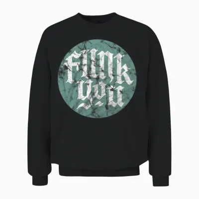 Funk You Retro Unisex Sweatshirt - Black