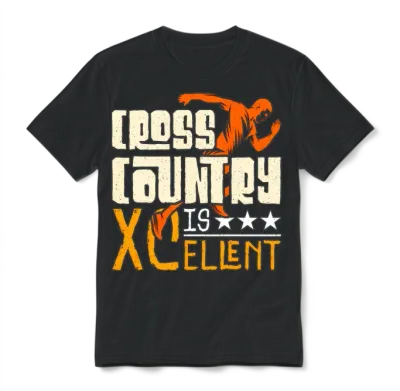 Cross Country Is Xcellent Marathon Race Xc Running Unisex T-Shirt - Black