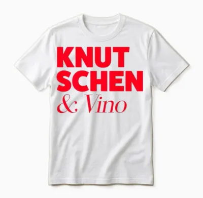 Knutschen & Vino X Rosé Red Wine White Wine Schorle Wine Back Unisex T-Shirt - White