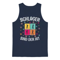Folk Music Party Festival Outfit German Hits Unisex Tank Top - Navy – 1