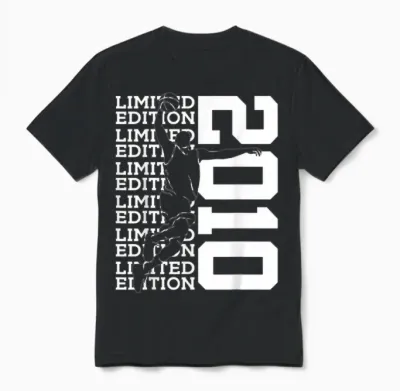 Ballon De Basket édition Limitée 2010 16ème Anniversaire Unisex T-Shirt - Black
