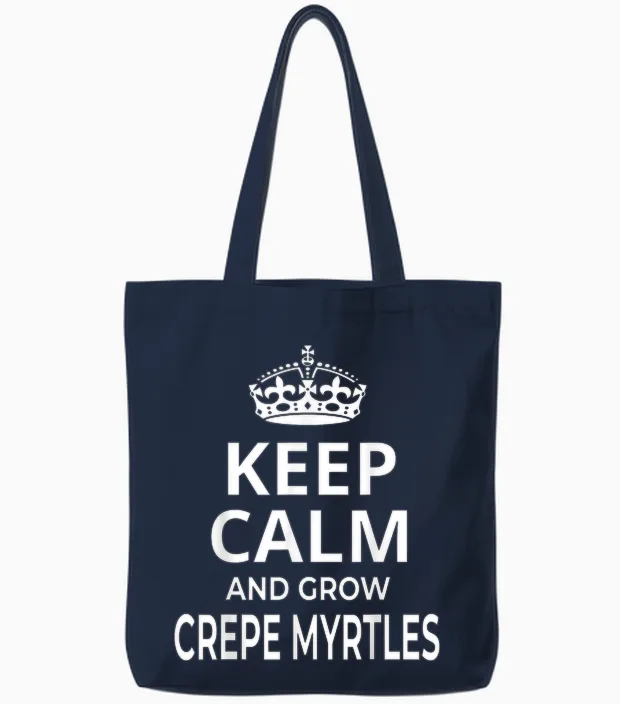 Myrte Crêpe/myrte Crêpe/inscription Humoristique Tote Bags in Navy
