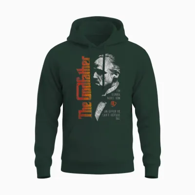 The Godfather Don Vito Corleone Movie Quote Unisex Hoodie - Forest