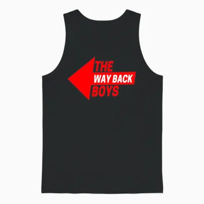 The Way Back Boys on White Unisex Tank Top - Black