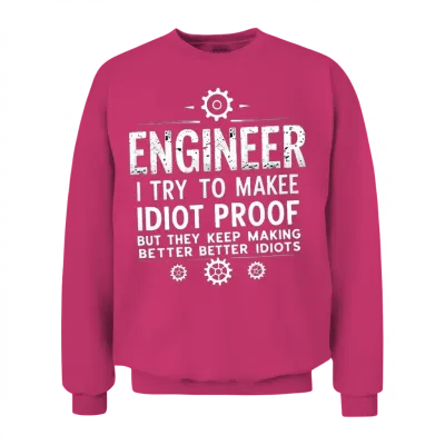 Funny Engineering Gift for Men Unisex Sweatshirt - Heliconia