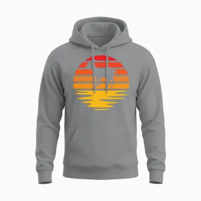 Goat Retro Unisex Hoodie - Sport Grey