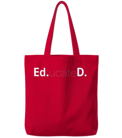 Edd Edd Educated Doctoral Graduate Student T Tote Bags - Red