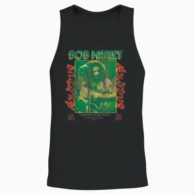 Bob Marley Exodus Movement of Jah People Gitarre Schwarz Unisex Tank Top - Black