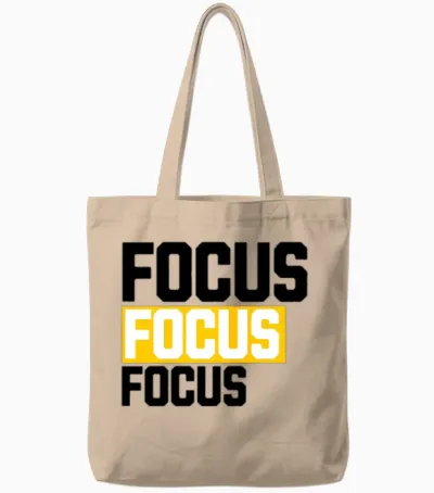 Focus Tote Bags - Natural