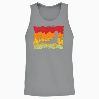 Yoga Retro Unisex Tank Top - Sport Grey