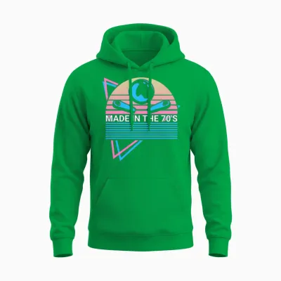 Pinball Machine Retro Unisex Hoodie - Irish Green