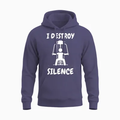 Funny Gym Unisex Hoodie - Heather Sport Dark Navy