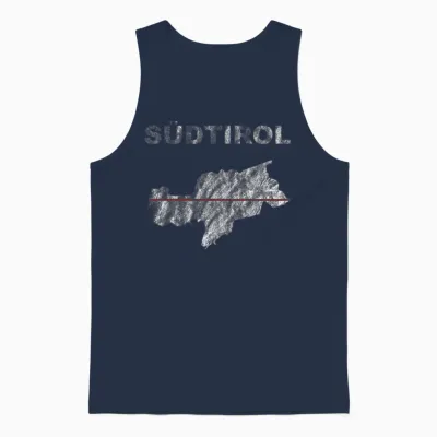 South Tyrol South Tyrolean Tirol Unisex Tank Top - Navy