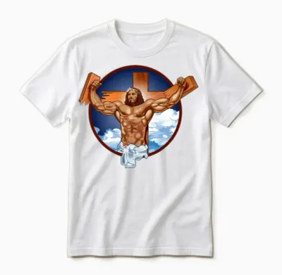 Come at Me Bro Jesus Unisex T-Shirt - White
