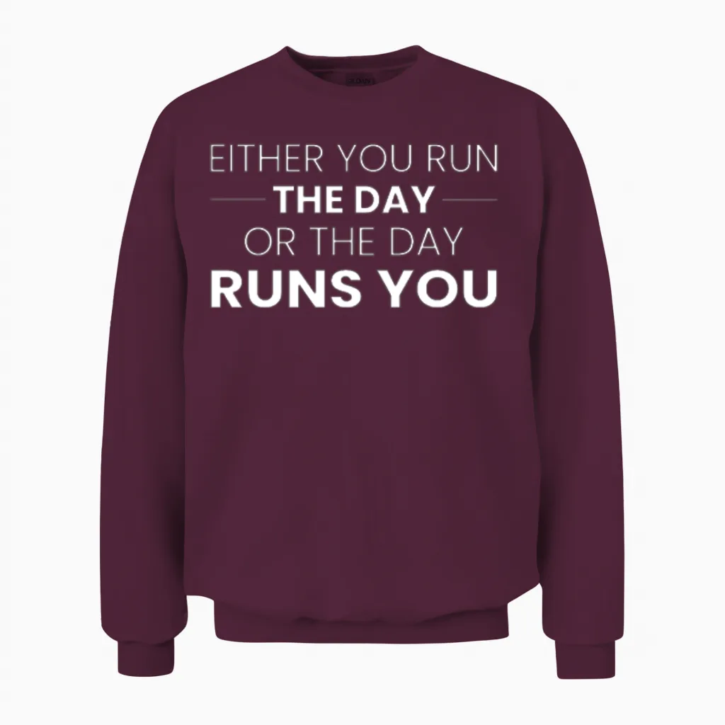 Kr-Design Unisex Sweatshirt in Maroon
