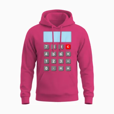 Taschenrechner Kostüm Karneval Mathe Lehrer Mathematik Unisex Hoodie - Heliconia