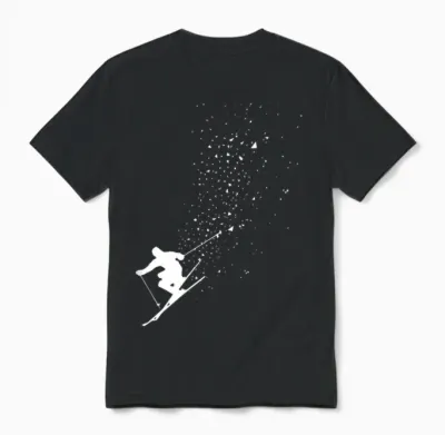 Ski Freestyle Skiing Freeski Winter Sports Skiers Unisex T-Shirt - Black
