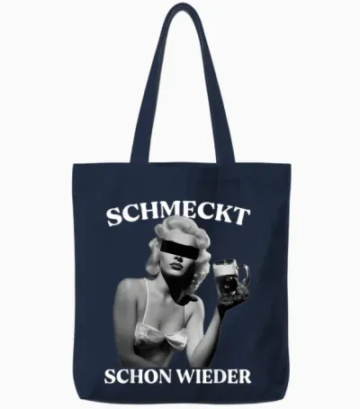 Schmeckt Schon Wieder Tote Bags - Navy