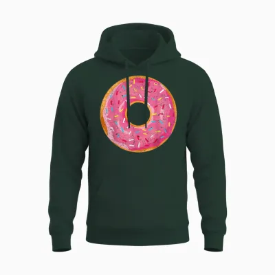 Donut T-Shirt Doughnut Costume Shirt T-Shirt, White Unisex Hoodie - Forest