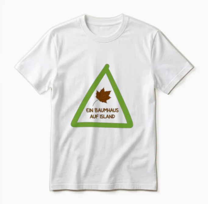 Ein Baumhaus Auf Island Unisex T-Shirt in White