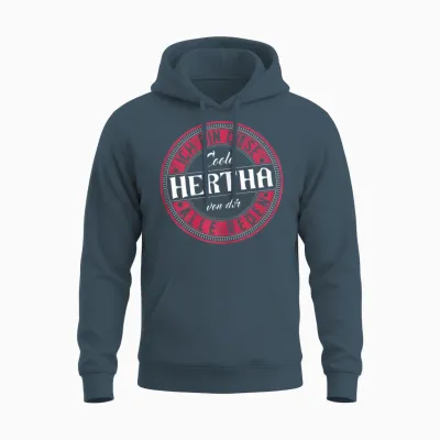 Hertha | Ich Bin Diese Coole Hertha Unisex Hoodie - Dark Heather
