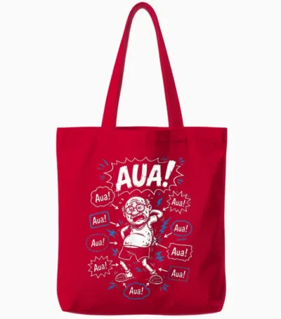 Aua Au Dem Alter Entsprechen Guter Zustand Lustig Geburtstag Tote Bags - Red