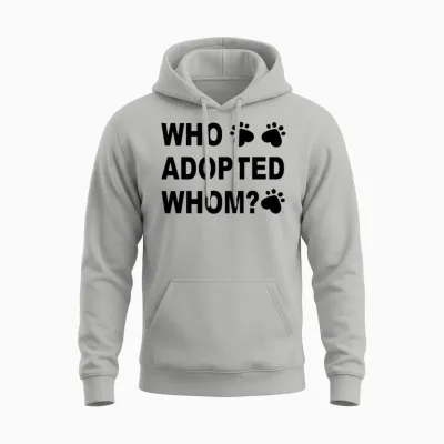 Adopt a Dog Unisex Hoodie - Ash