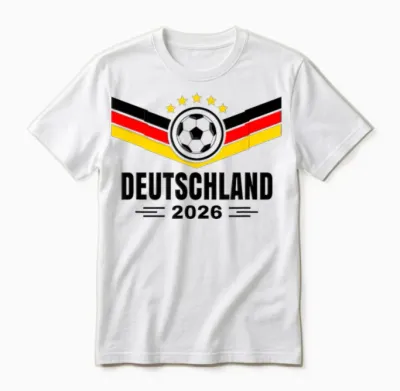 Sports Shirt Für Jungen Männer Deutschland 2026 Deutschland Unisex T-Shirt - White