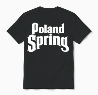 Poland Spring Unisex T-Shirt - Black