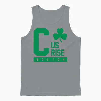 C Us Rise Boston Clover Basketball Fan Unisex Tank Top - Sport Grey