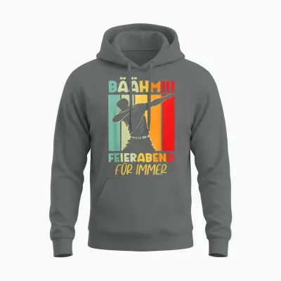 Feierabend Für Immer 2025 2026 2027 Retirement Pension Retireer Unisex Hoodie - Graphite Heather