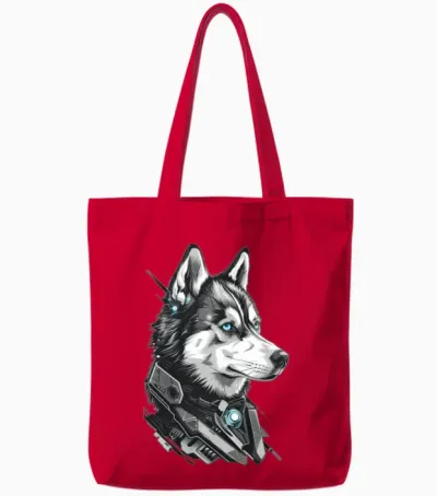 Dog Tote Bags - Red