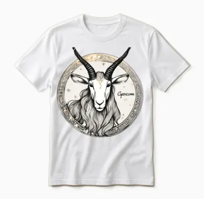 Capricorn Unisex T-Shirt - White