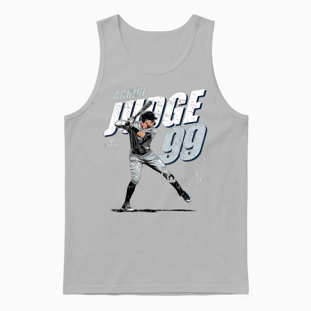 Mlbpa - Major League Baseball Aaron Judge - Mlbjud3001 Unisex Tank Top in Ash