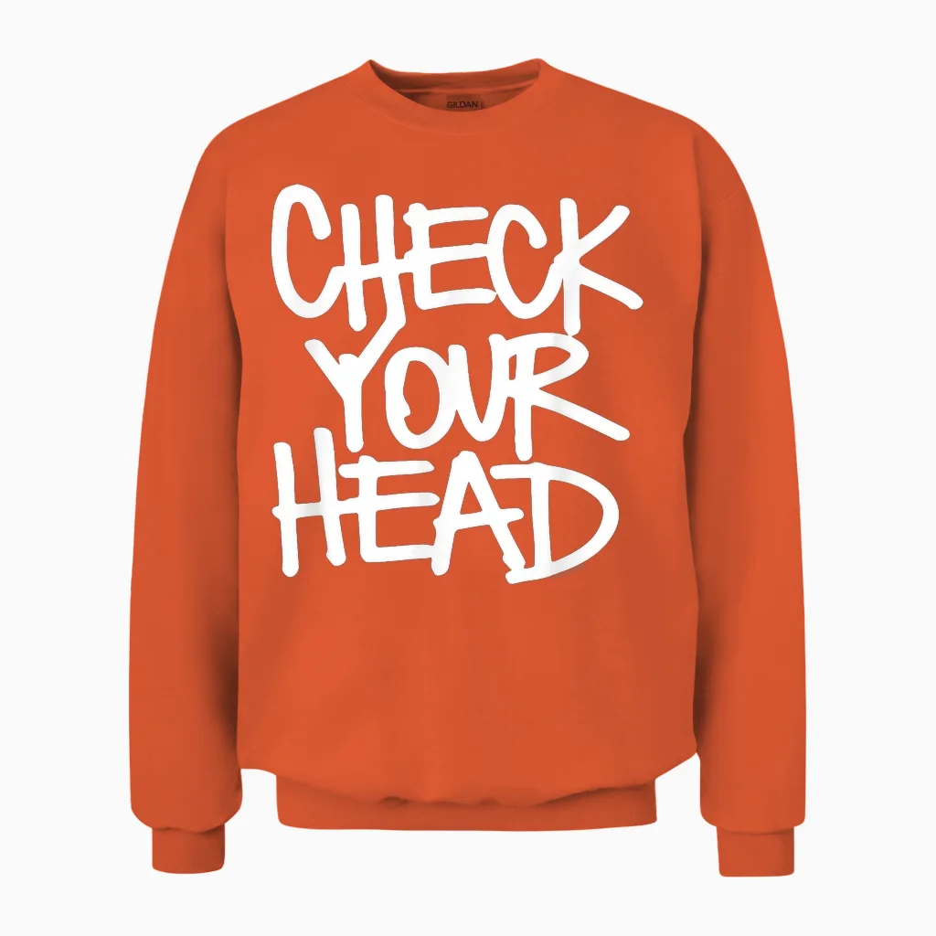 The Beastie Boys Check Your Head Music Gift Hip Hop Fans T-Shirt, Blue, S Unisex Sweatshirt in Orange