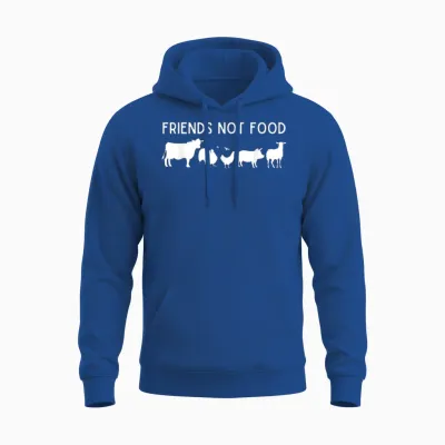 Friends Not Food Unisex Hoodie - Royal