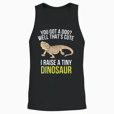 Bearded Dragon Bearded Dragon Lover Unisex Tank Top - Black