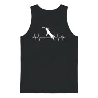 Dog Training Dog Trainer Dog Heart Line Gift Unisex Tank Top - Black – 1