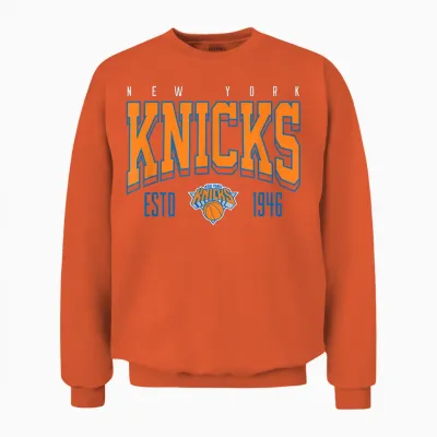 Offizieller Nba-Wettkampf Der New York Knicks Getestet Unisex Sweatshirt - Orange