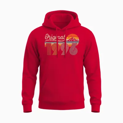 Original 1996 Jahrgang Vintage 30 Jahre Geburtstag Mann Frau Unisex Hoodie - Red